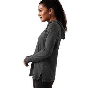 ATHLETA Uptempo Pullover Hooded Workout Black  Size Medium